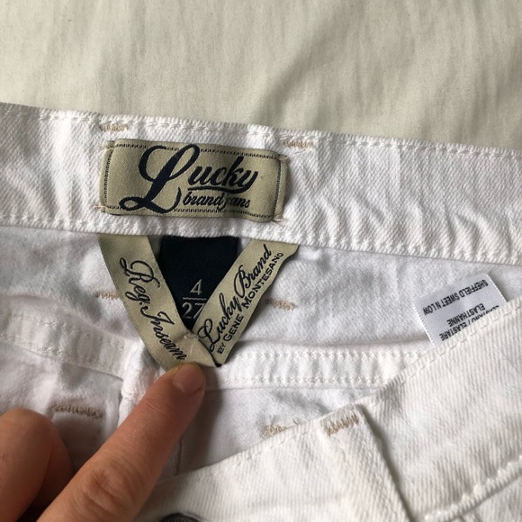 Lucky Brand White Bootcut Jeans - Picture 4 of 4